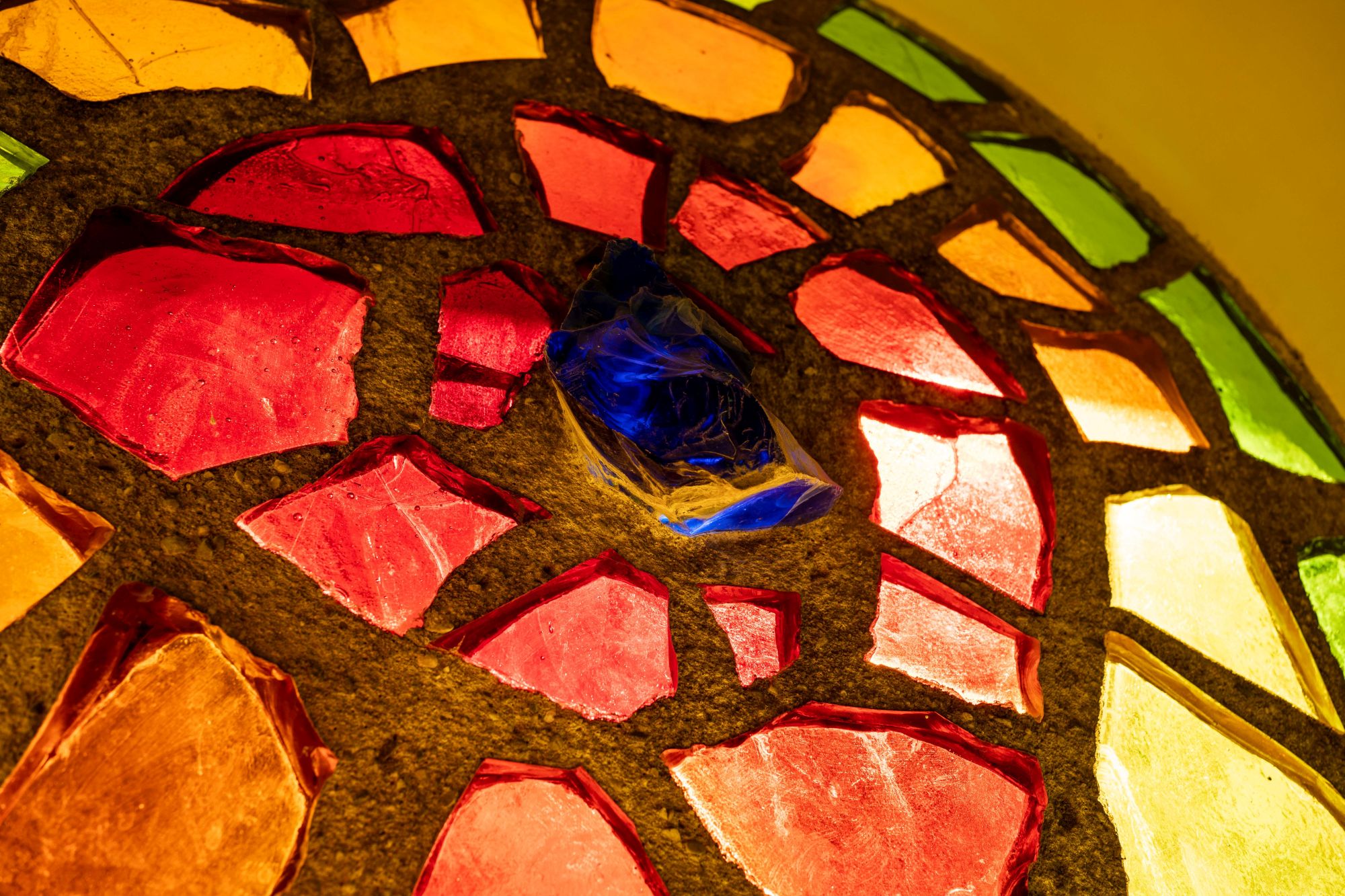 Mosaikfenster Trauerhalle Coburger Bestattungsinstitut KAHL